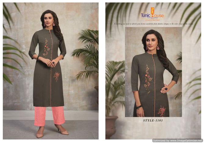 Tunic House Najuk 2 Latest Ethnic Wear Kurti With Bottom Collection